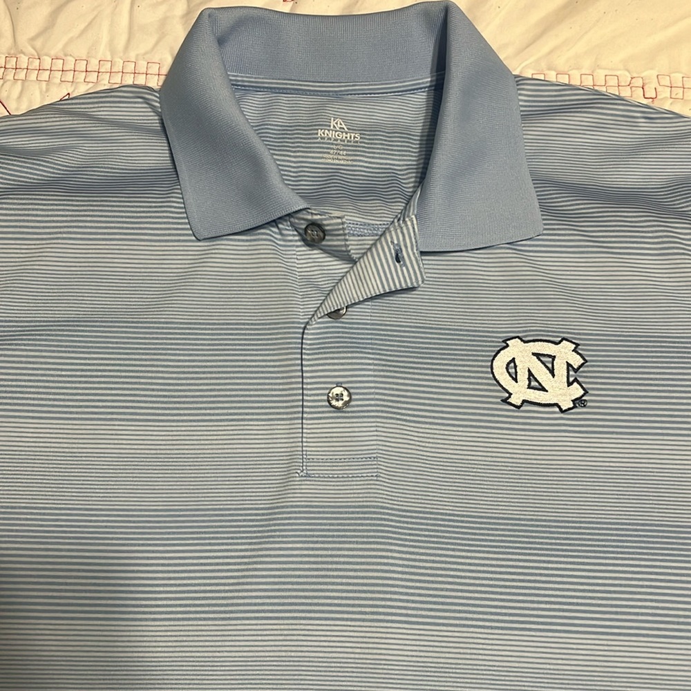 Blue North Carolina Golf shirt